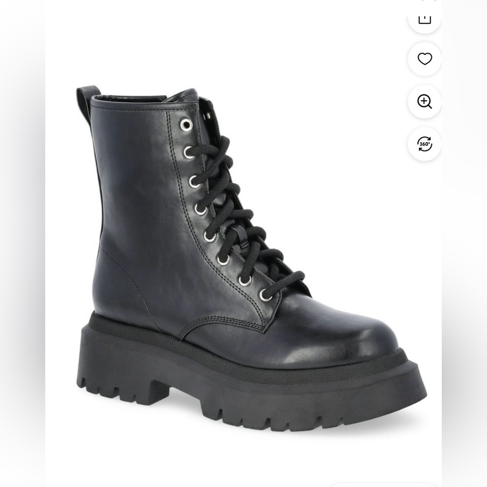 No Boundaries Black Combat Boots